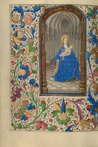 Jomfruen og barnet indført i en kirke af Unbekannt Unbekannt